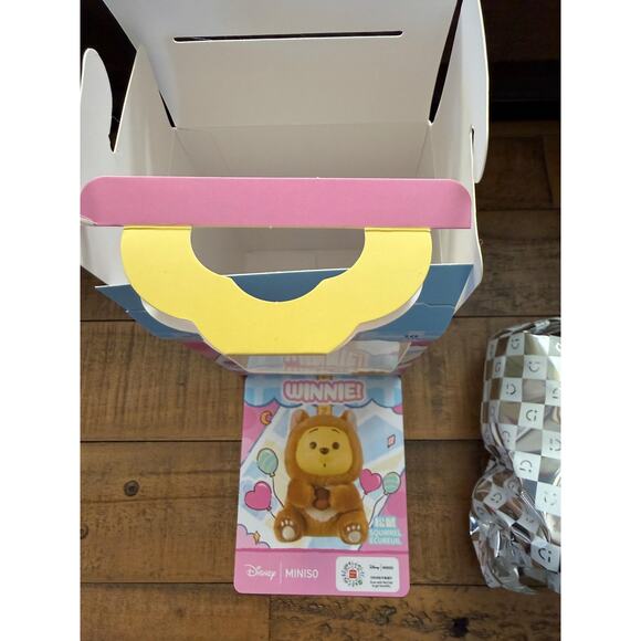 Disney Miniso Winnie The Pooh Squirrel Plush Pendant Blind Box Keychain New - Picture 6 of 6